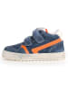 Naturino Leder-Sneakers "Ceonia" in Blau/ Orange