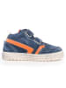 Naturino Leren sneakers "Ceonia" blauw/oranje