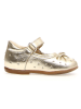 Naturino Leren ballerina's "Bunnyhops" goudkleurig