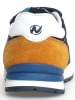 Naturino Leren sneakers "Smood" donkerblauw/oranje