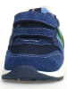 Naturino Leren sneakers "Smood" donkerblauw/oranje