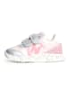 Naturino Leren sneakers "Jesko 2" lichtroze/zilverkleurig/wit