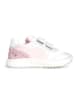 Naturino Leren sneakers "Jesko 2" lichtroze/zilverkleurig/wit