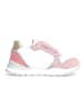 Naturino Leren sneakers "Argal" wit/lichtroze