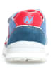 Naturino Leder-Sneakers "Argal" in Blau/ Rot