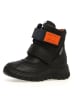 Naturino Leder-Winterboots "Thorens" in Schwarz/ Orange