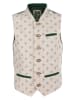 New G.O.L Linnen gilet beige/donkergroen