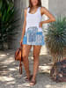 Milan Kiss Shorts in Blau/ Weiß