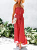Milan Kiss Kleid in Rot/ Weiß