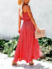 Milan Kiss Kleid in Rot/ Weiß