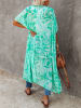 Milan Kiss Kimono groen/wit
