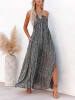 Milan Kiss Jurk zwart/wit