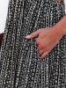 Milan Kiss Kleid in Schwarz/ Weiß