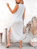 Milan Kiss Kleid in Grau
