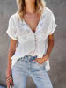 Milan Kiss Bluse in Weiß