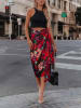 Milan Kiss Rok zwart/rood