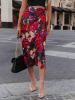 Milan Kiss Rok zwart/rood