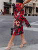 Milan Kiss Rok zwart/rood