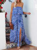 Milan Kiss Jurk blauw/wit