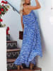 Milan Kiss Kleid in Blau/ Weiß
