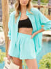 Milan Kiss Bluse in Türkis