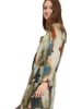 CARTOON Jurk kaki/blauw