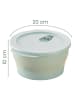 Violeta Home Pojemniki (3 szt.) w kolorze pomarańczowo-zielono-błękitnym - wys. 10 cm