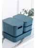 Violeta Home 4-delige set: make-uporganizers blauw