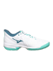 Mizuno Padelschoenen "Wave Exceed" wit/turquoise