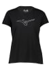 Mizuno Trainingsshirt "Athletic" in Schwarz