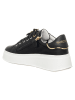 Patrizia Pepe Leder-Sneakers in Schwarz