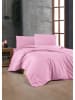 Colourful Cotton Renforcé beddengoedset lichtroze