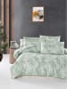 Colourful Cotton Renforcé beddengoedset "Marfa" groen/wit