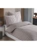 Colourful Cotton Beddengoedset "Road Potlu" lichtbruin