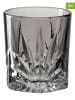 LEONARDO 4-delige set: whiskyglazen "Capri" grijs - 220 ml