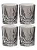 LEONARDO 4er-Set: Whiskeygläser ''Capri'' in Grau - 220 ml