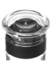 LEONARDO 2-delige zout- en peperstrooierset "Cucina" zwart/transparant - (H)10 cm