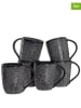 LEONARDO 6er-Set: Jumbotassen "Matera" in Anthrazit - 430 ml