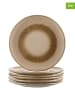 LEONARDO 2-delige set: ontbijtborden "Matera" beige - Ø 23 cm
