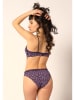 Skiny Soft-BH in Dunkelblau/ Lila
