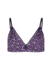 Skiny Soft-BH in Dunkelblau/ Lila
