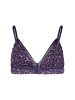 Skiny Soft-BH in Dunkelblau/ Lila