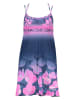 Crazy Kleid in Dunkelblau/ Pink