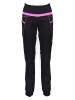 Crazy Funktionshose in Schwarz/ Pink