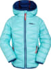 Peek U All-season doorgestikte jas "Oceana" turquoise