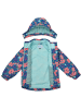 Peek U Regenjacke "Autumn" in Blau/ Pink