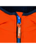 Peek U Wende-Steppjacke "Wolf" in Orange/ Dunkelblau