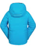 Peek U Omkeerbare doorgestikte jas "Clover" turquoise/donkerblauw