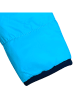 Peek U Omkeerbare doorgestikte jas "Clover" turquoise/donkerblauw