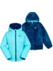 Peek U Wende-Steppjacke "Clover" in Hellblau/ Blau